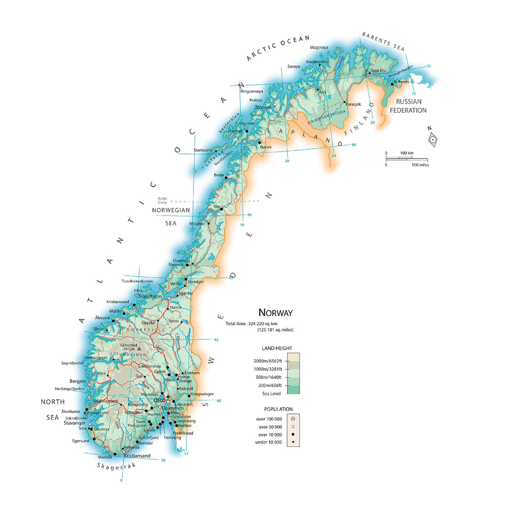 这里本会出现一张精细的手绘地图,如果不是挪威支离破碎的图片